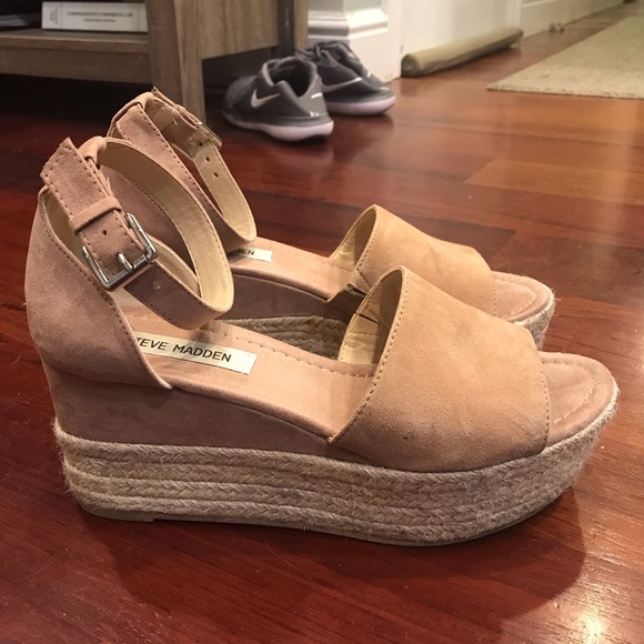 Steve Madden Shoes - Steve Madden Suede Platform Wedges